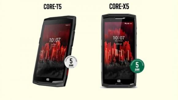 Fully rugged Crosscall with the Core-X5 smartphone and Core-T5 tablet
