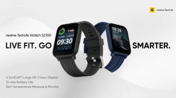 Realme presents the new TechLife Watch SZ100 smartwatch