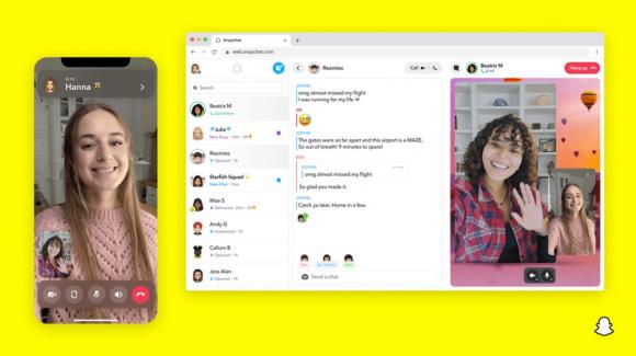 Snapchat for Web: calls and messages from the white ghost arrive on your PC