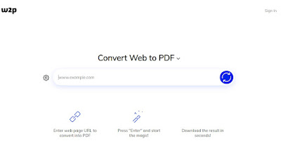 Web2PDF Converter