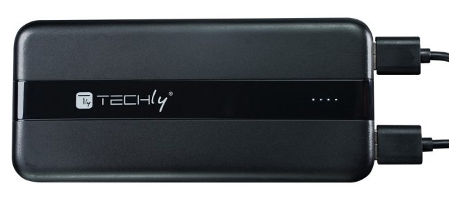 Techly 10 and 20 Ah powerbanks with three USB ports: how they work