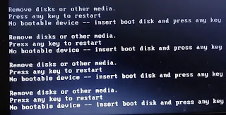 No boot device