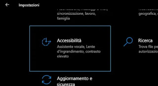 Windows 10 accessibility settings