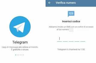 Telegram account