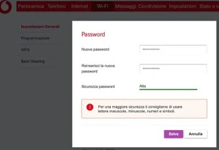 Password Vodafone