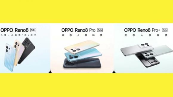 Oppo Reno 8 Series: official the new premium mid-range with Android 12