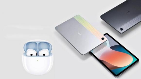 The Oppo Pad Air tablet and the Oppo Enco R earphones are official