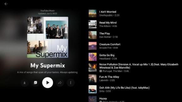 YouTube Music: the redesign of playlists in roll-out