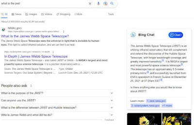 Bing Chat (GPT-4) in Google