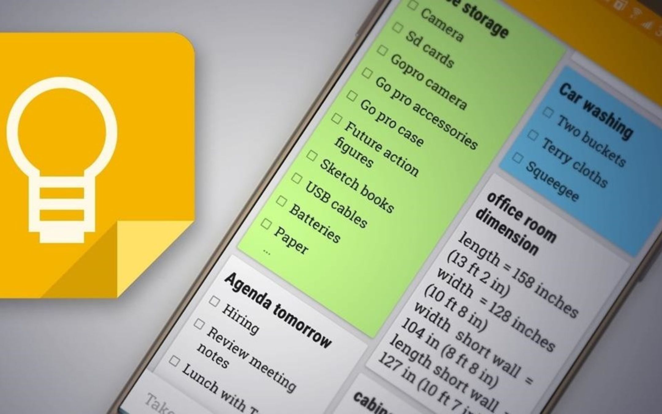 Google Keep updates on Android and Wear OS