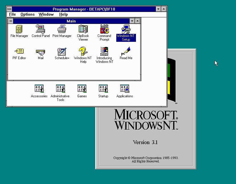 Windows NT 3.1: 30th birthday