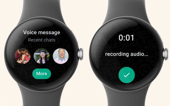 WhatsApp: the official app is available for smartwatches with Wear OS 3