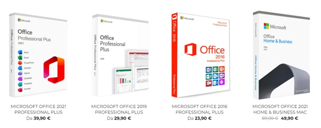 Microsoft Office su Licensel