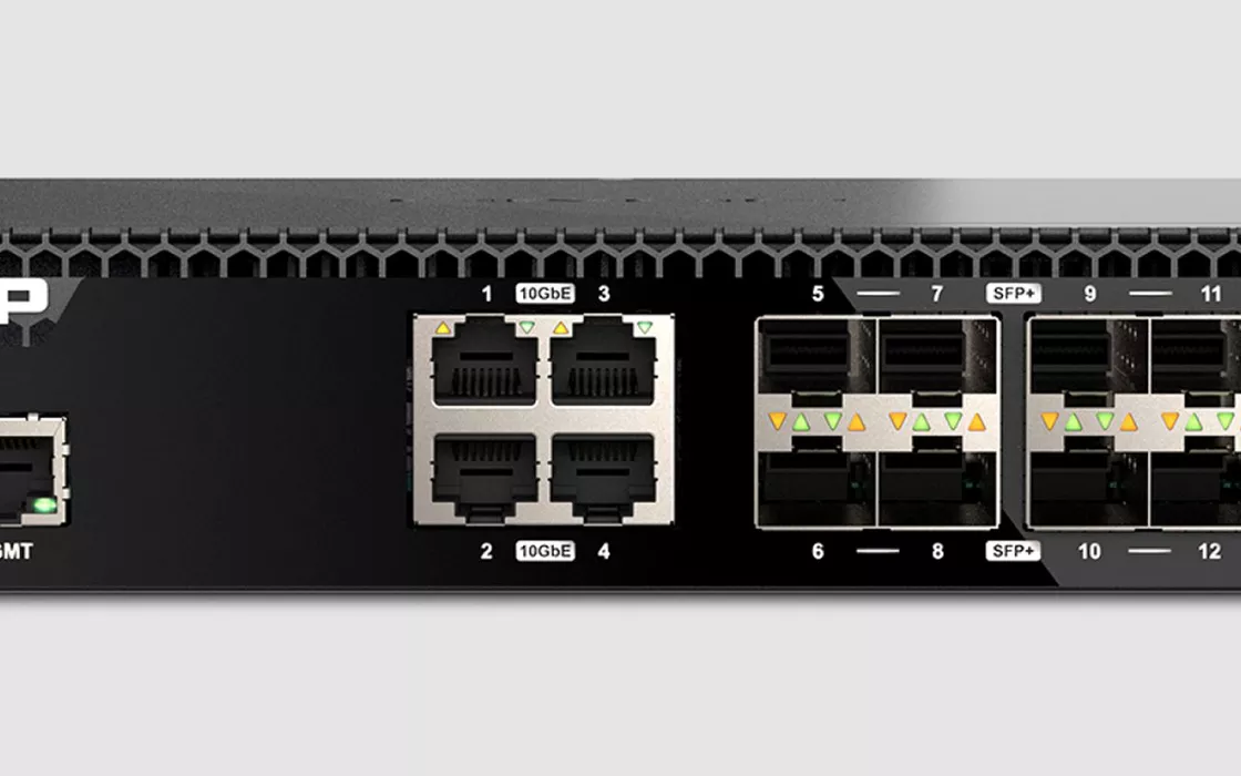 QNAP QSW-M3212R-8S4T 10 GbE managed switch: top-level performance