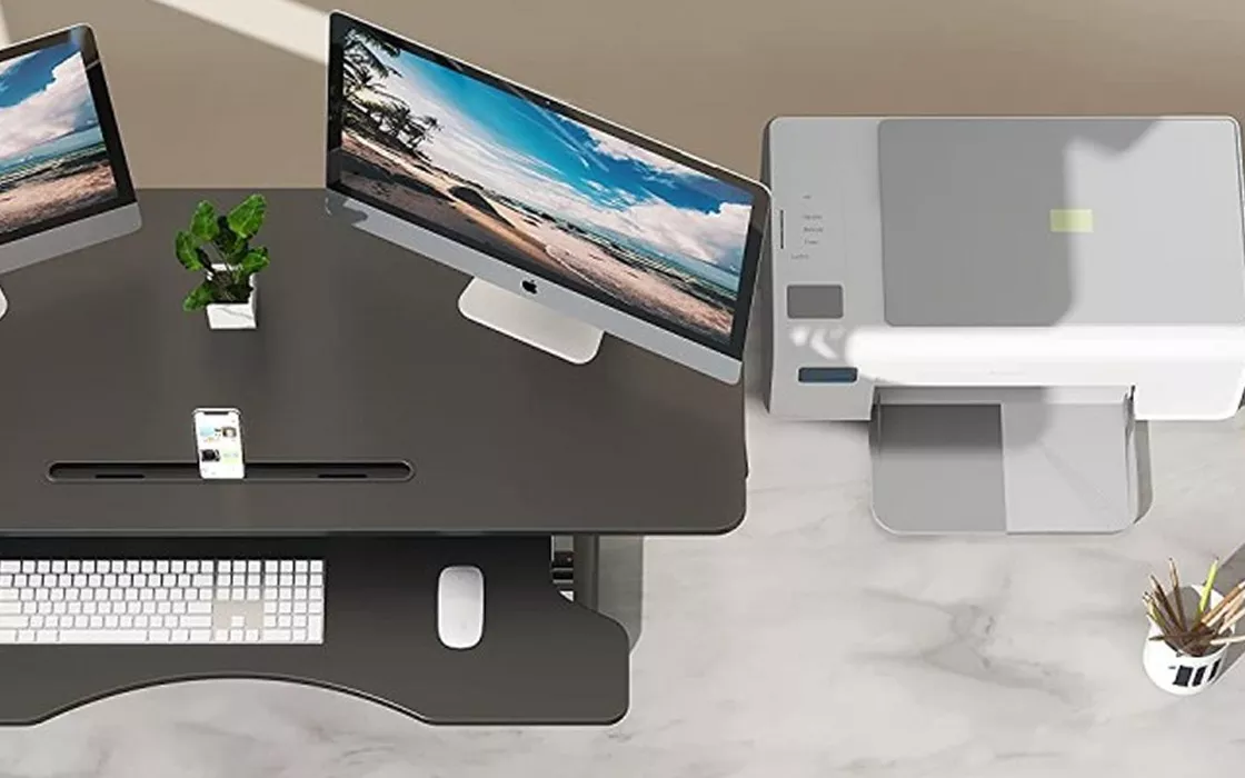 Sit stand desk converter: how to work with greater comfort
