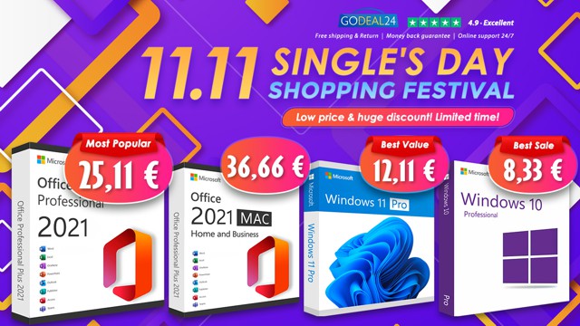 Godeal24 discounts for 11/11