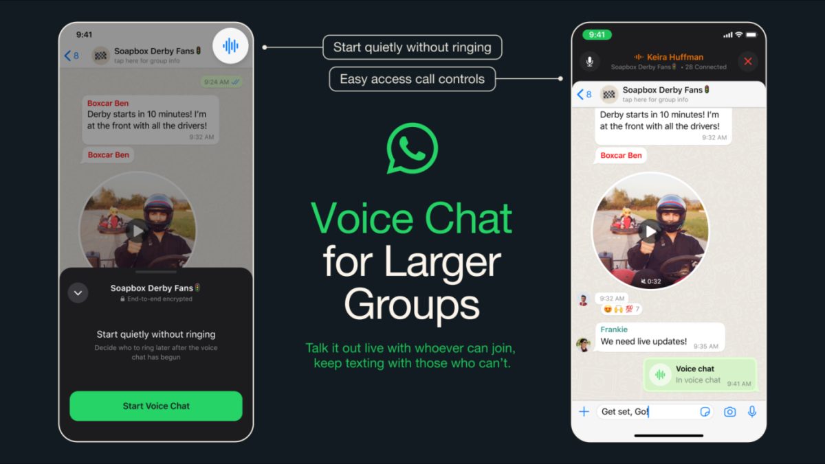 WhatsApp voice chats: what they are