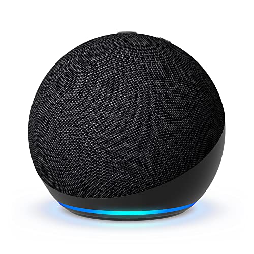 Echo Dot (5th generation, 2022 model) |  Wi-Fi and Bluetooth smart speaker, more powerful and dynamic sound, with Alexa |  Anthracite