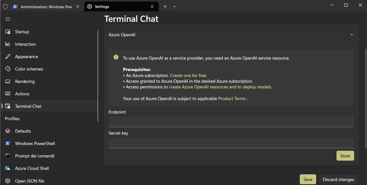 Terminal Chat ChatGPT