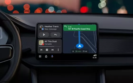 Android Auto, the navigation interface is updated