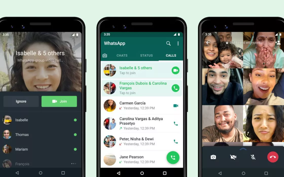 WhatsApp updates, here are the group calls with 31 participants