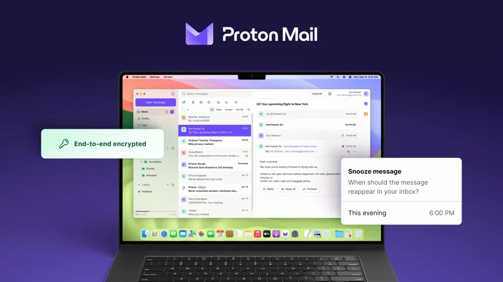 Proton Mail: the app for PC and Mac with end-to-end encryption arrives