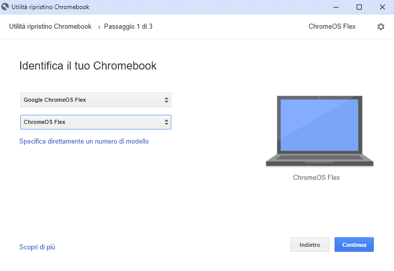 Installing ChromeOS Flex on USB