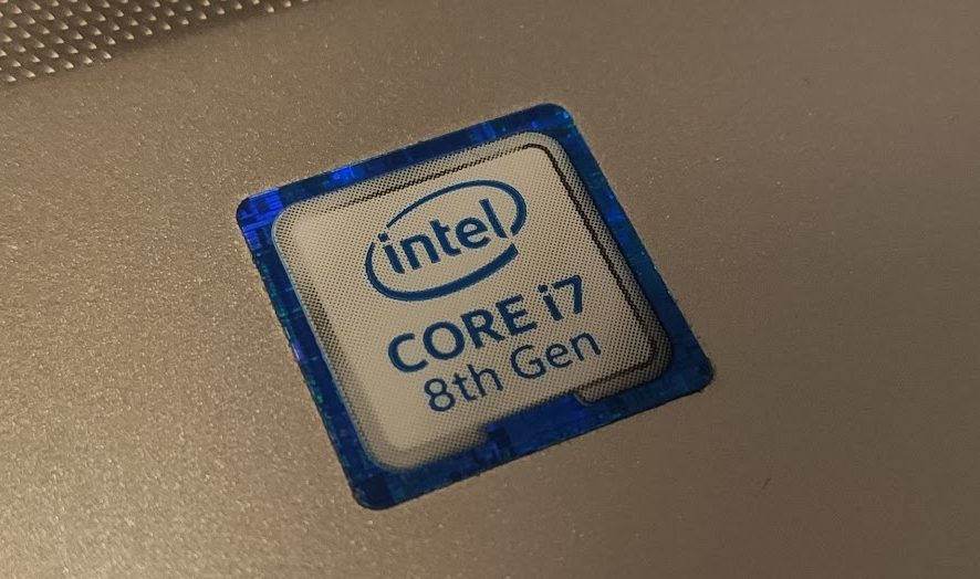 Modern Intel CPU sticker label