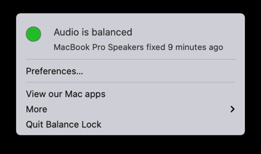 Abnormal Mac audio balance