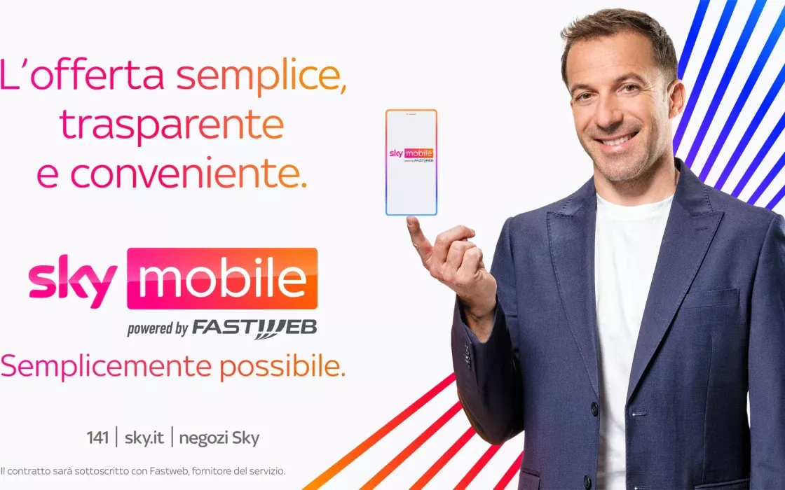Sky Mobile debuts with three offers: starting from €7.95 with 5G included
