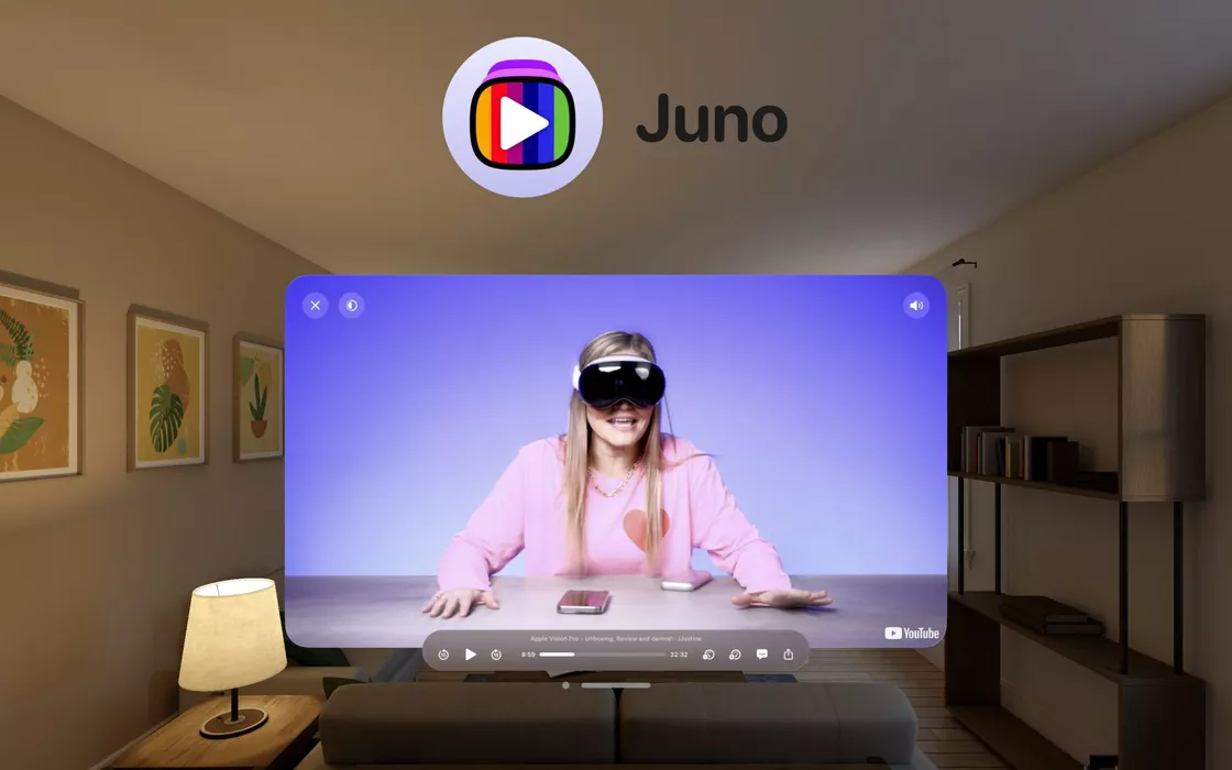 There's already an Apple Vision Pro app that plays YouTube videos: here's Juno