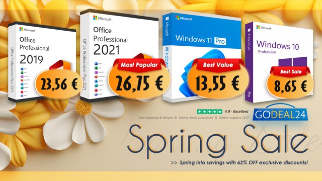 Spring sales with Godeal24
