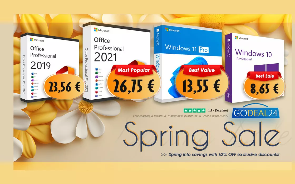 For €26.75, Office 2021 Professional Plus can be yours with the Godeal24 sales