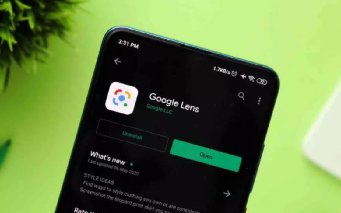 Google Lens updates: it now saves images in the history