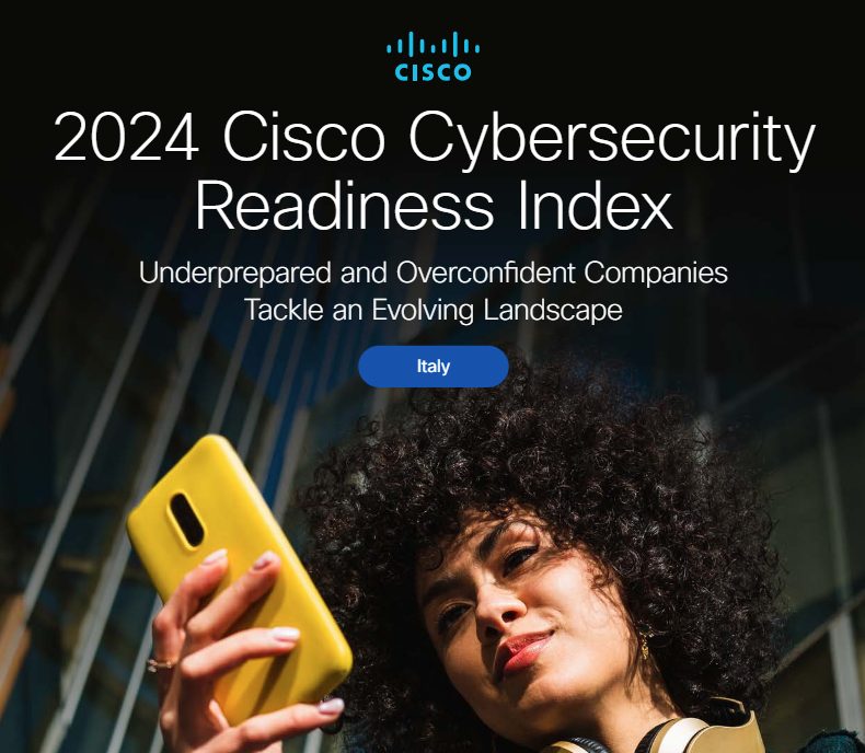 Copertina Cisco Cybersecurity Readiness Report 2024 Europe