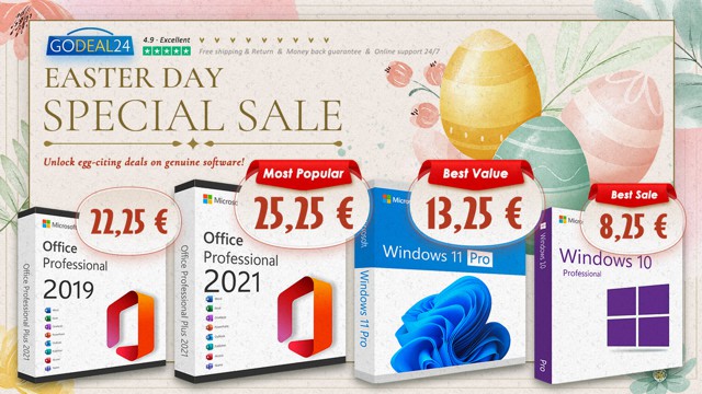 Godeal24, Easter discounts