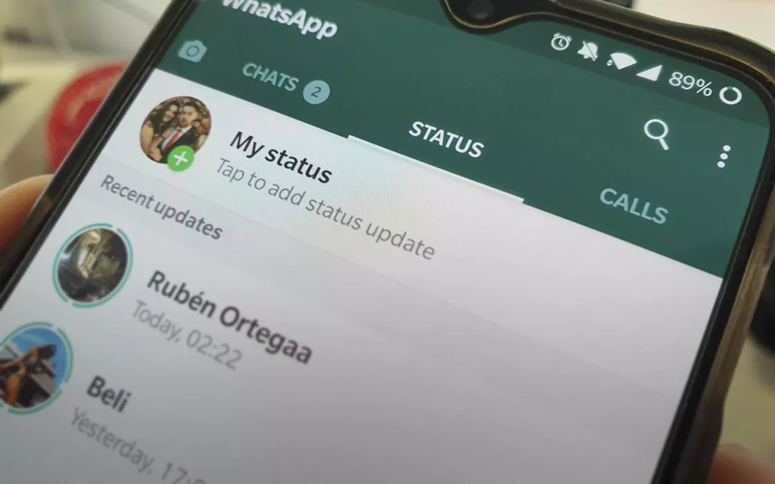 WhatsApp, update: goodbye to status reaction notifications